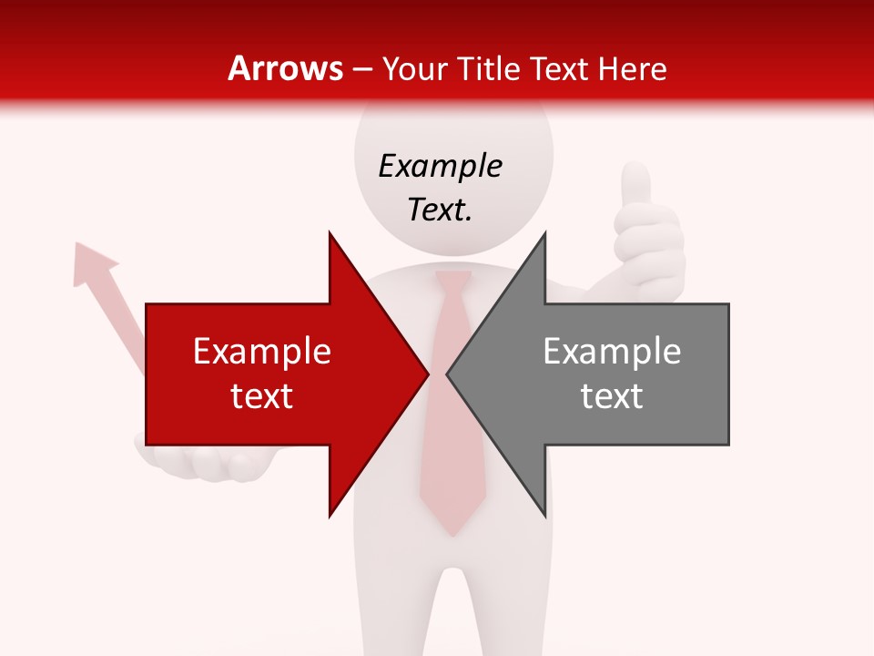 Statistic Arrow Profit PowerPoint Template