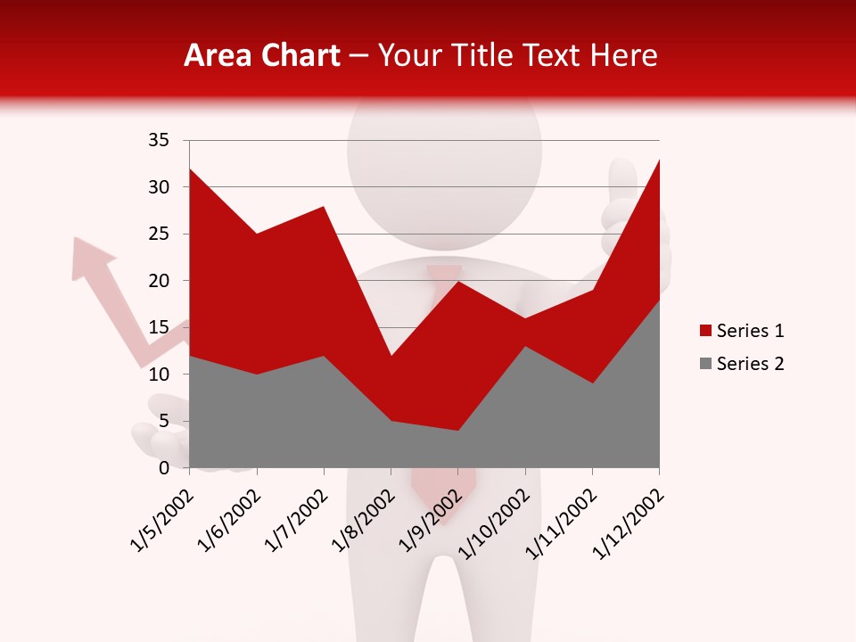 Statistic Arrow Profit PowerPoint Template