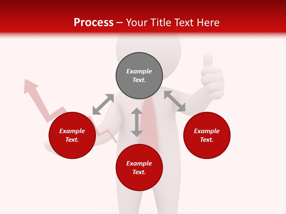 Statistic Arrow Profit PowerPoint Template
