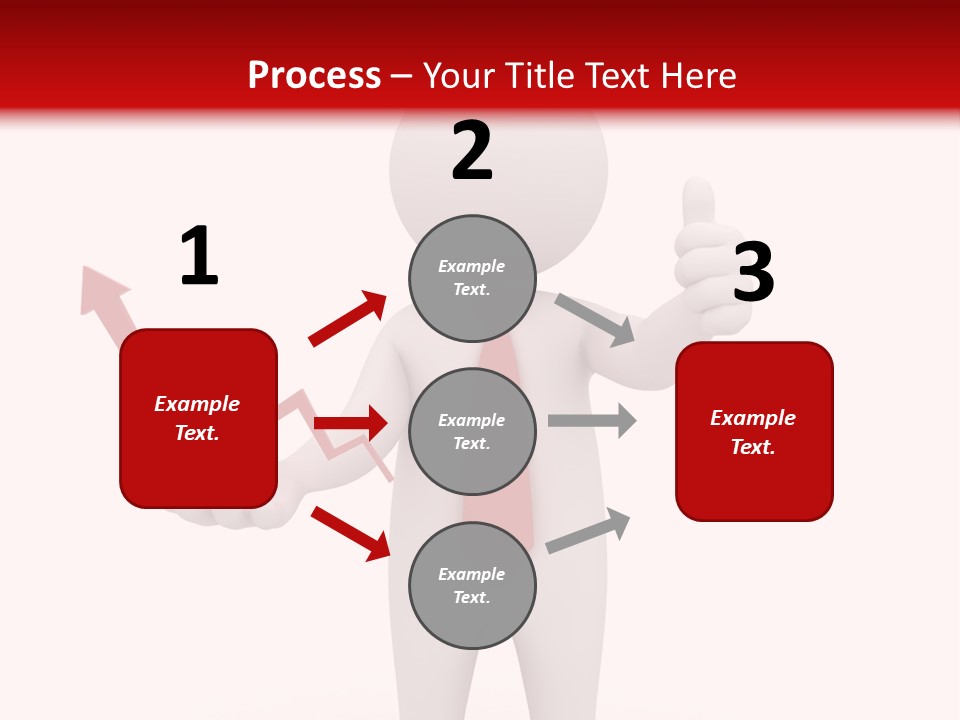 Statistic Arrow Profit PowerPoint Template