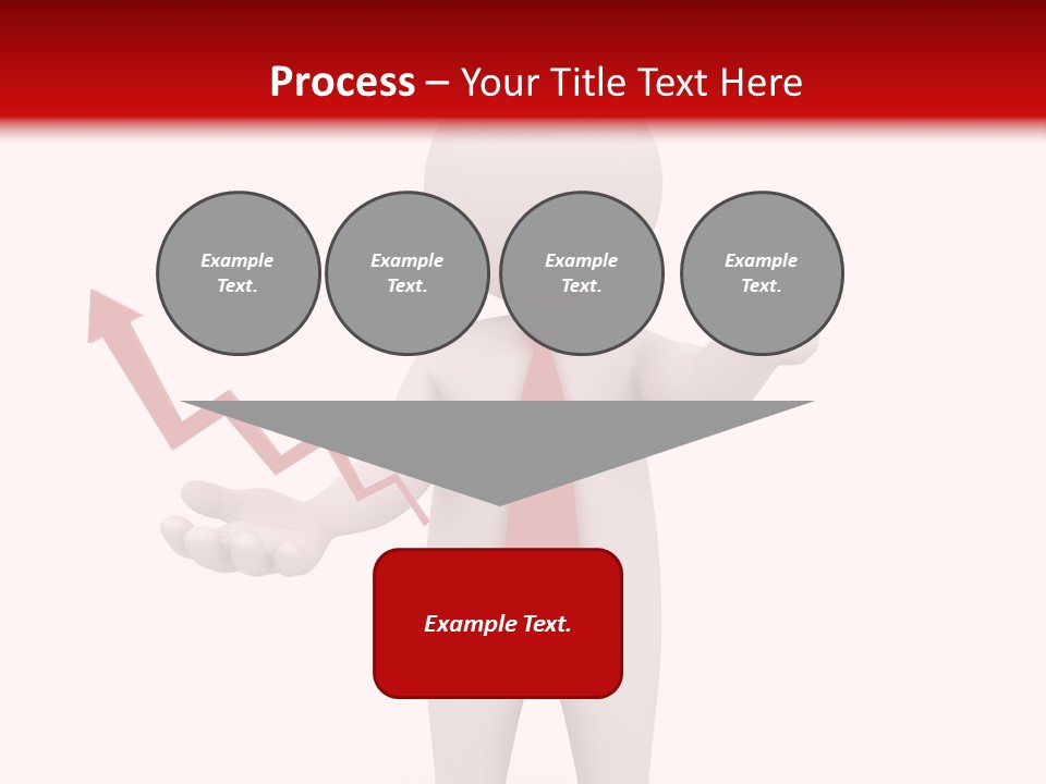 Statistic Arrow Profit PowerPoint Template