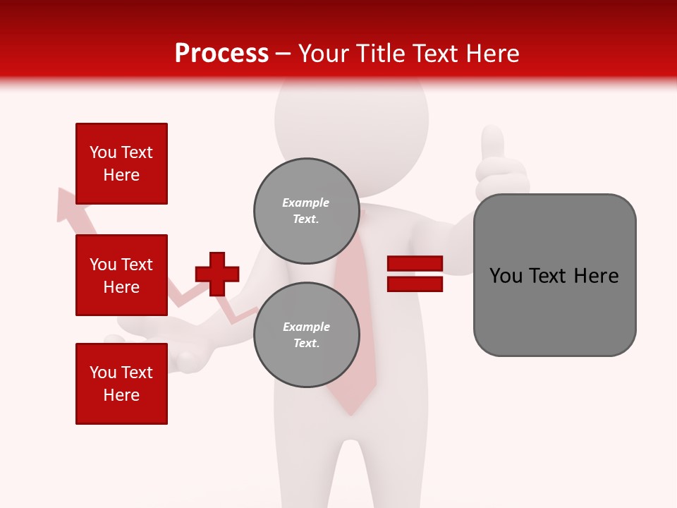 Statistic Arrow Profit PowerPoint Template