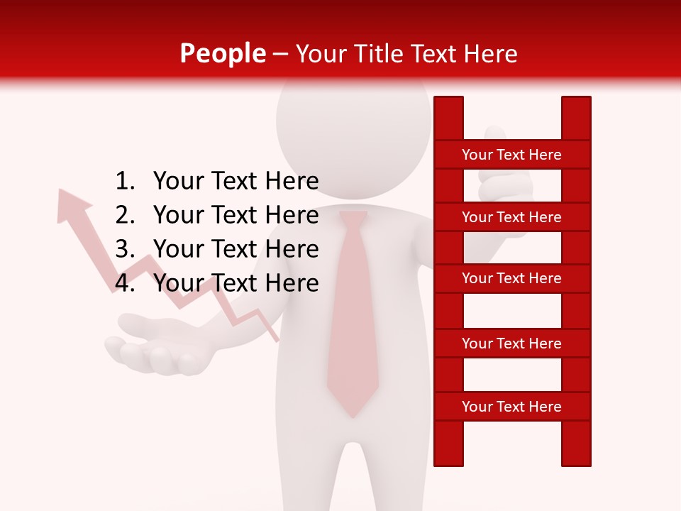 Statistic Arrow Profit PowerPoint Template