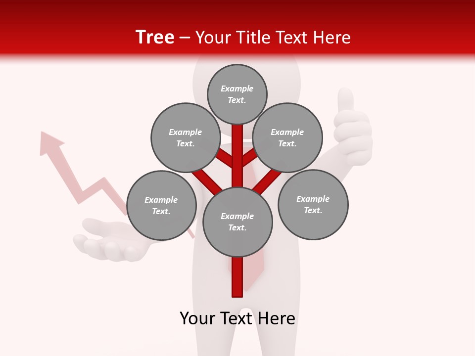 Statistic Arrow Profit PowerPoint Template