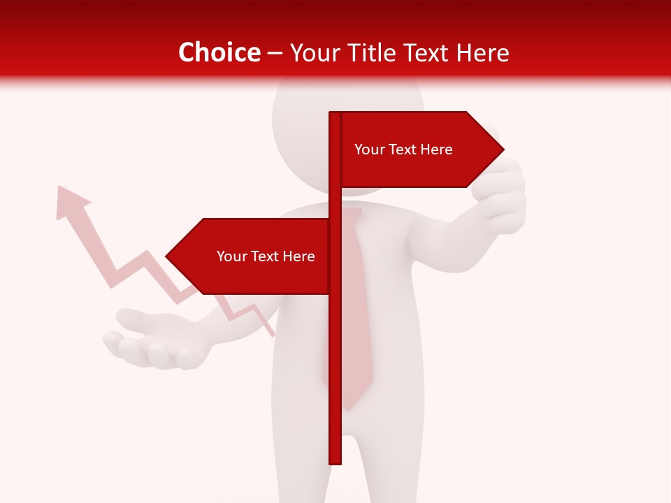 Statistic Arrow Profit PowerPoint Template