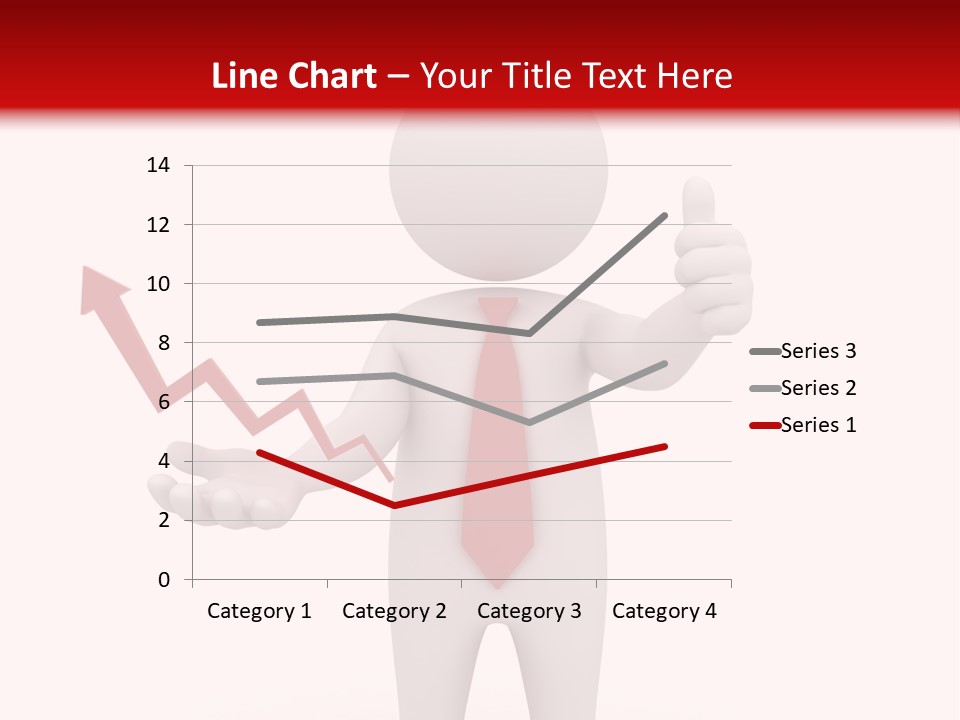 Statistic Arrow Profit PowerPoint Template