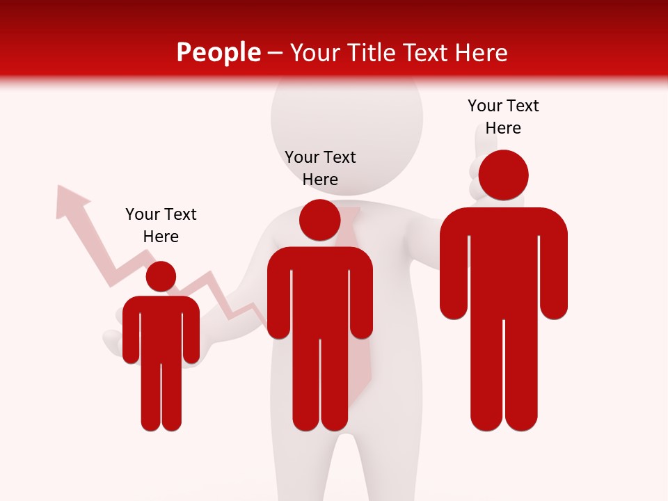 Statistic Arrow Profit PowerPoint Template