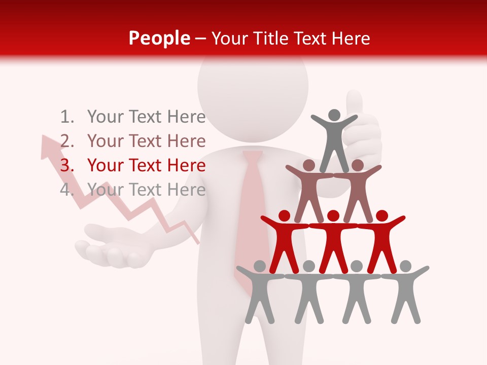 Statistic Arrow Profit PowerPoint Template