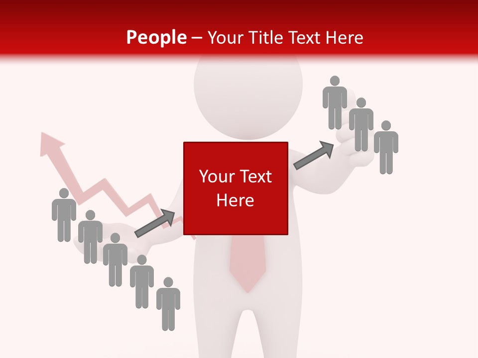 Statistic Arrow Profit PowerPoint Template