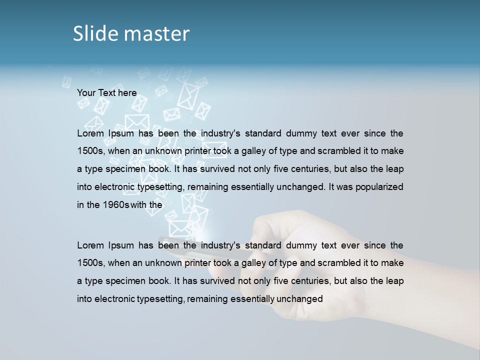 Touch Technology Internet PowerPoint Template