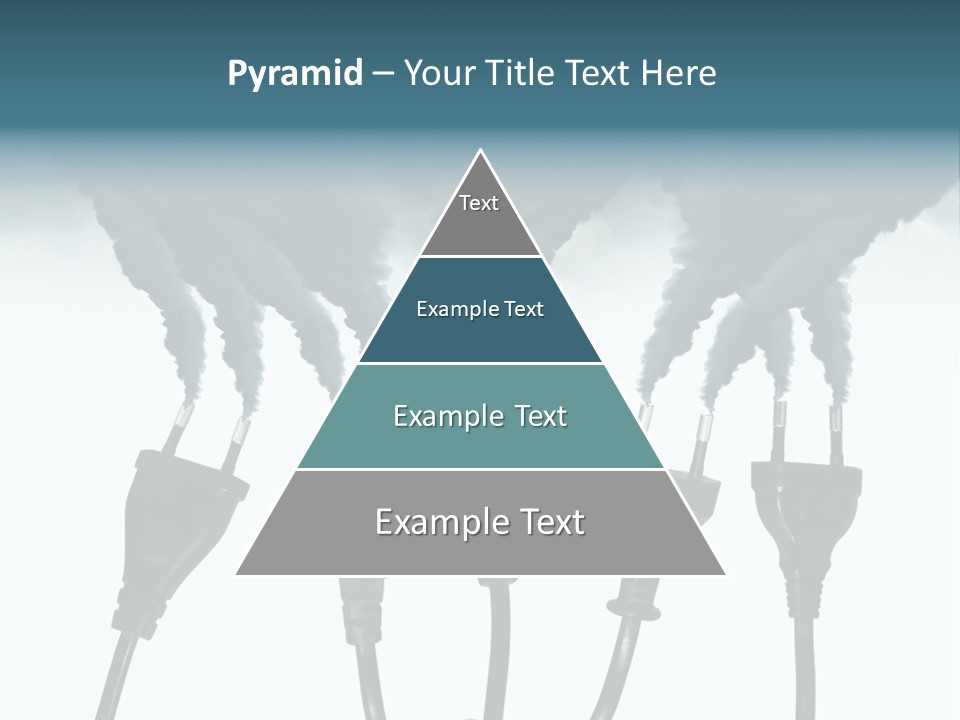 Black Blue Smog PowerPoint Template