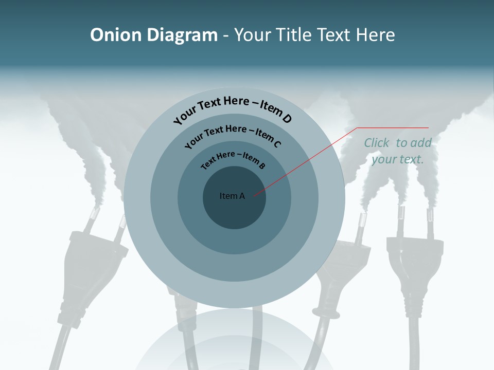 Black Blue Smog PowerPoint Template