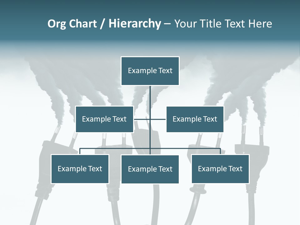 Black Blue Smog PowerPoint Template