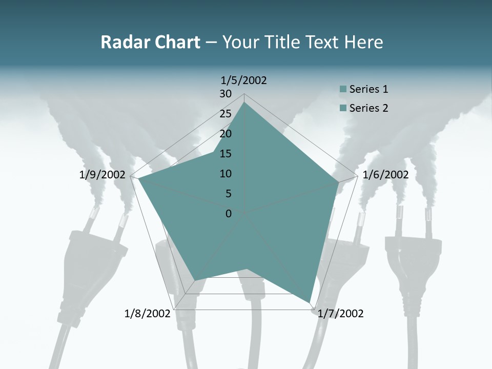Black Blue Smog PowerPoint Template