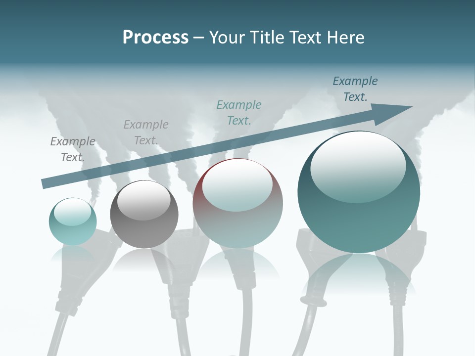 Black Blue Smog PowerPoint Template