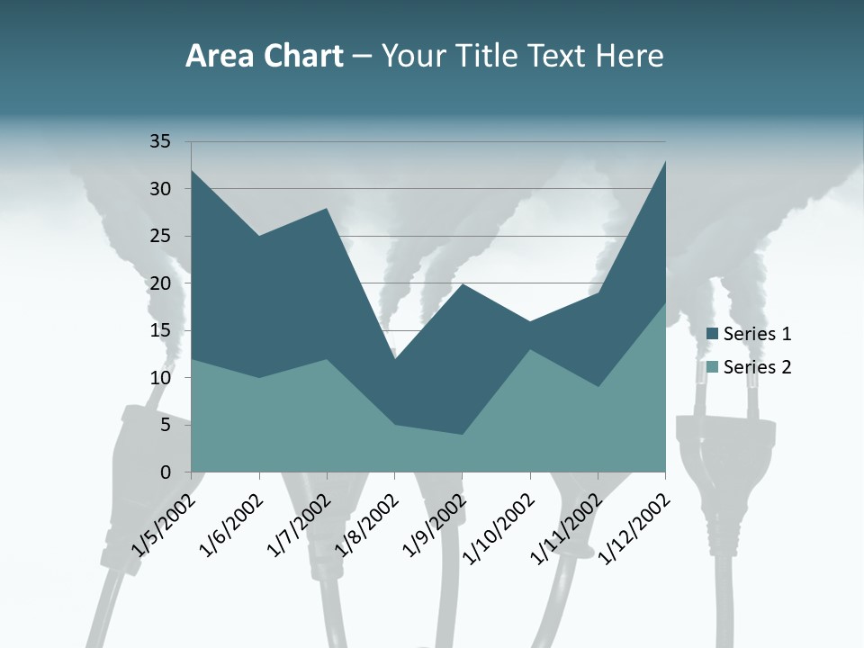 Black Blue Smog PowerPoint Template