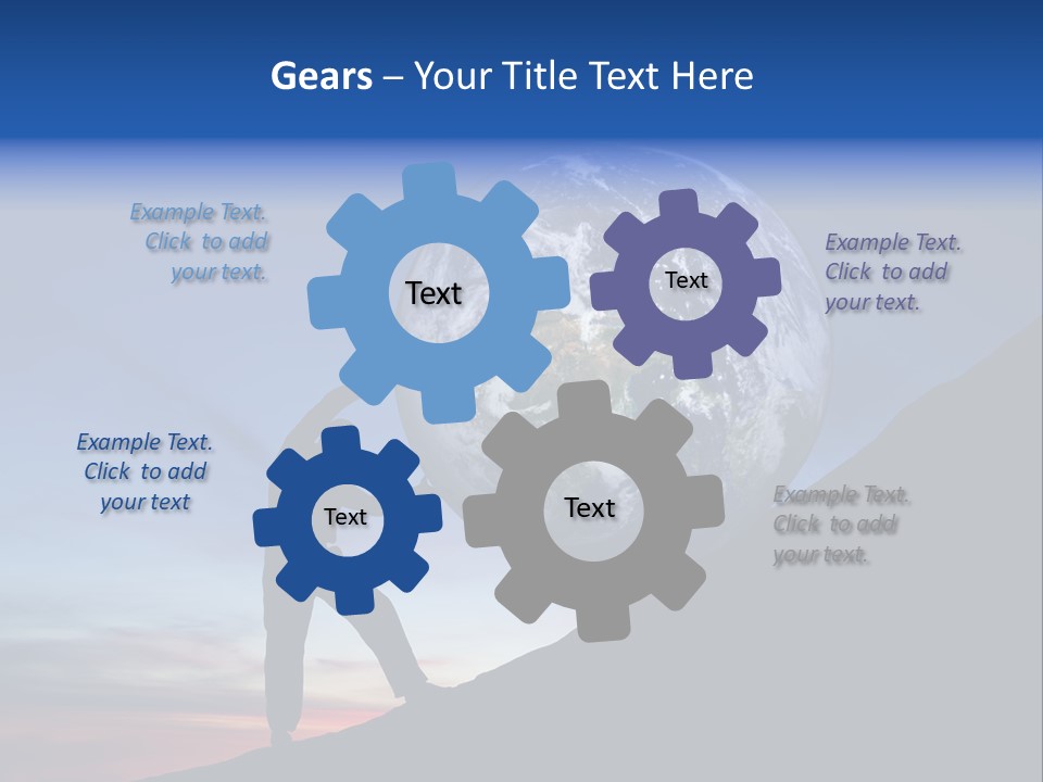 Hardworking Rock Job PowerPoint Template