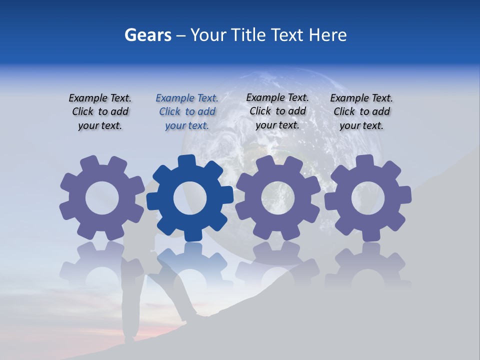 Hardworking Rock Job PowerPoint Template