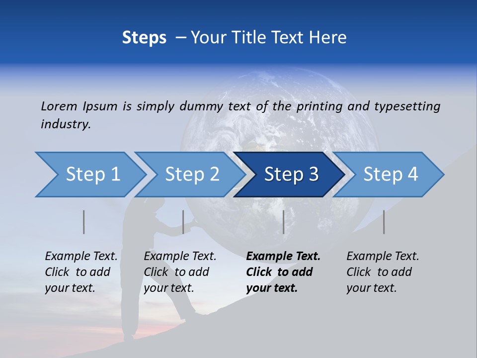 Hardworking Rock Job PowerPoint Template