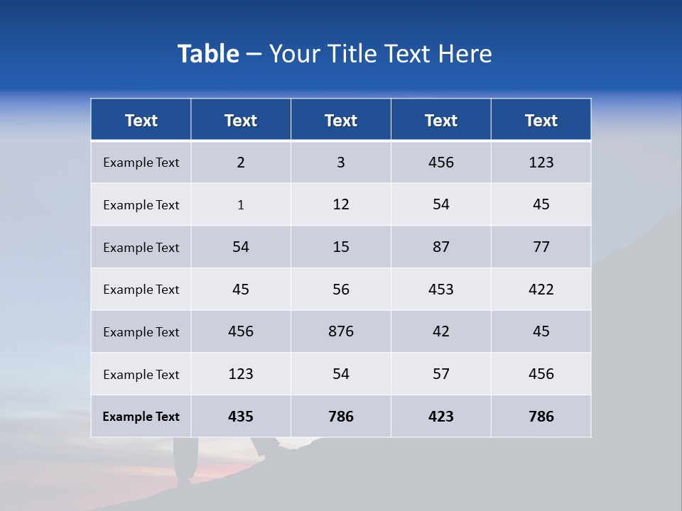 Hardworking Rock Job PowerPoint Template