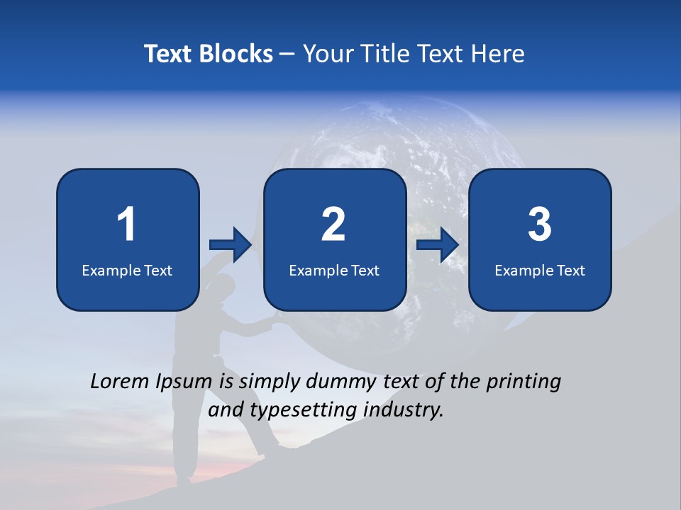 Hardworking Rock Job PowerPoint Template