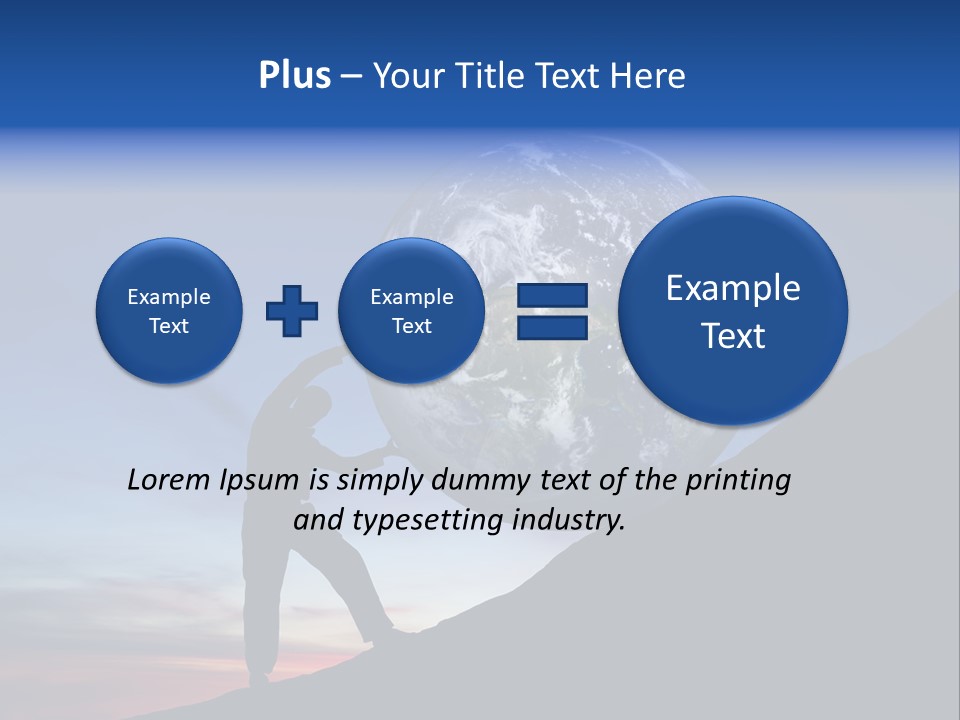 Hardworking Rock Job PowerPoint Template