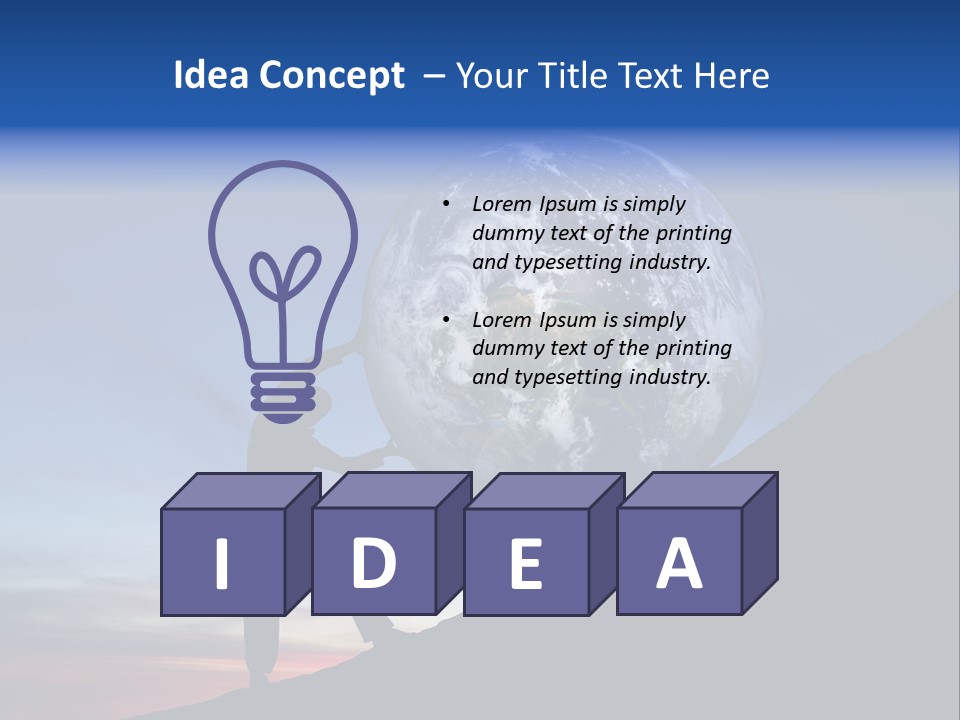 Hardworking Rock Job PowerPoint Template