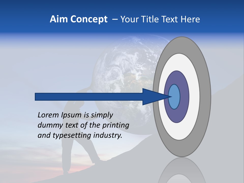 Hardworking Rock Job PowerPoint Template