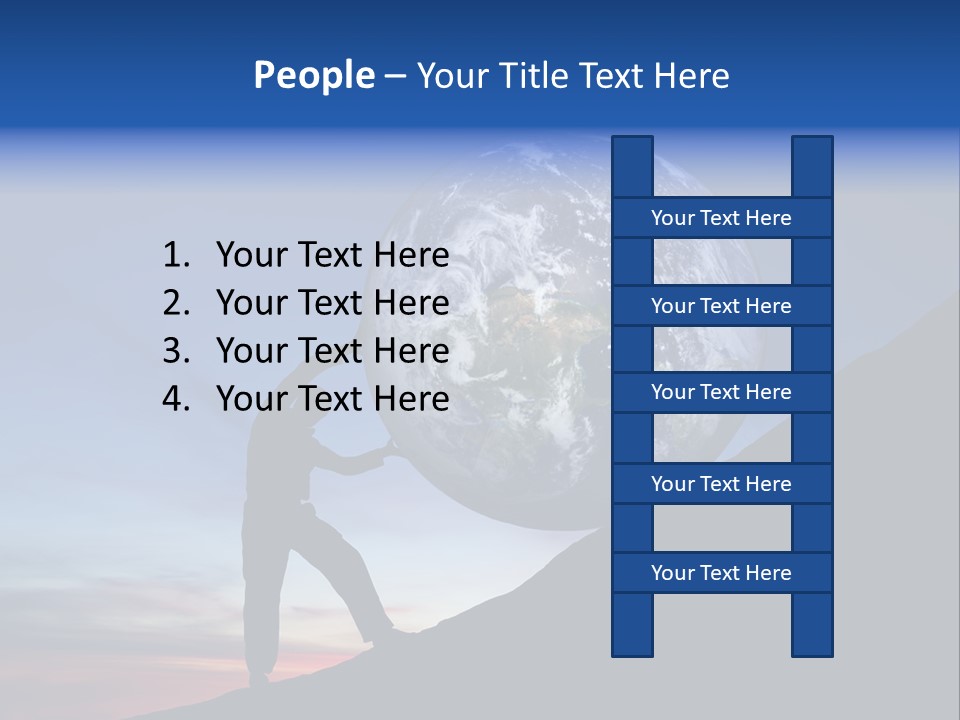 Hardworking Rock Job PowerPoint Template