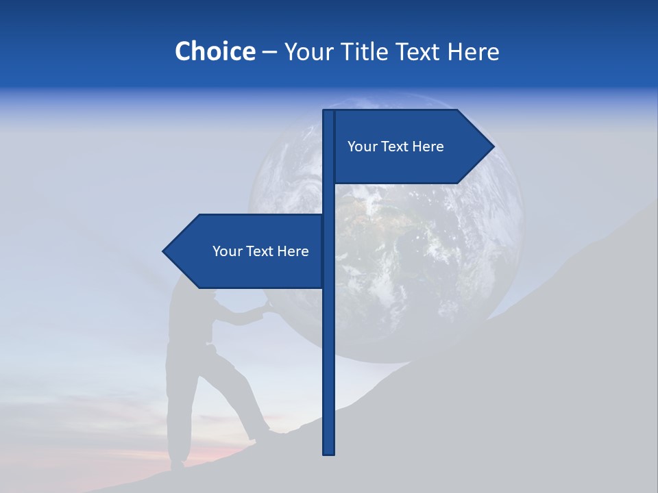 Hardworking Rock Job PowerPoint Template