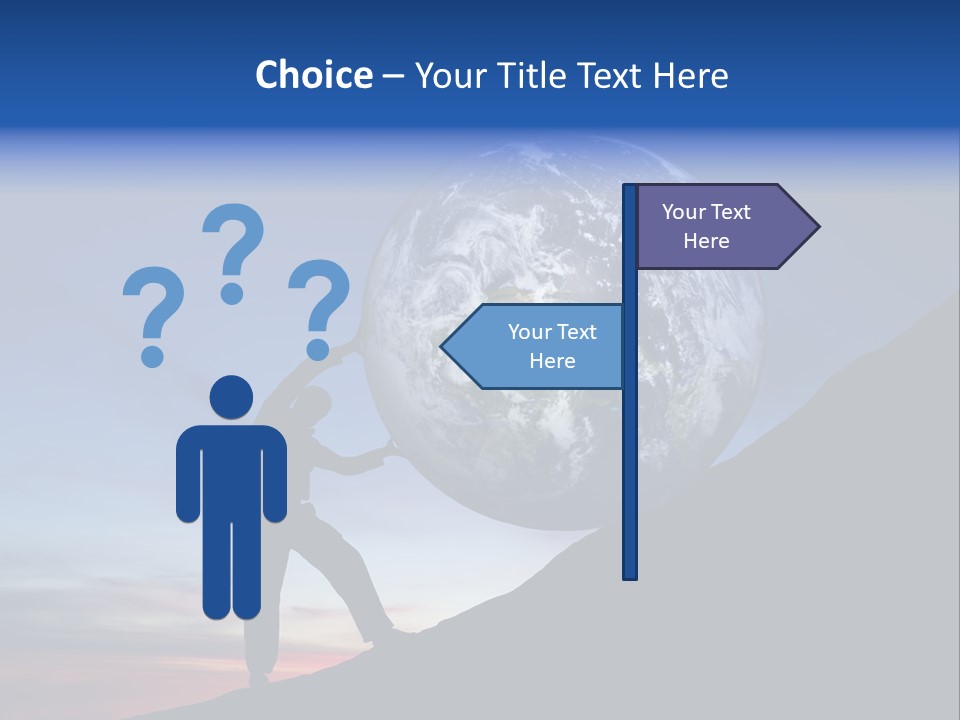 Hardworking Rock Job PowerPoint Template