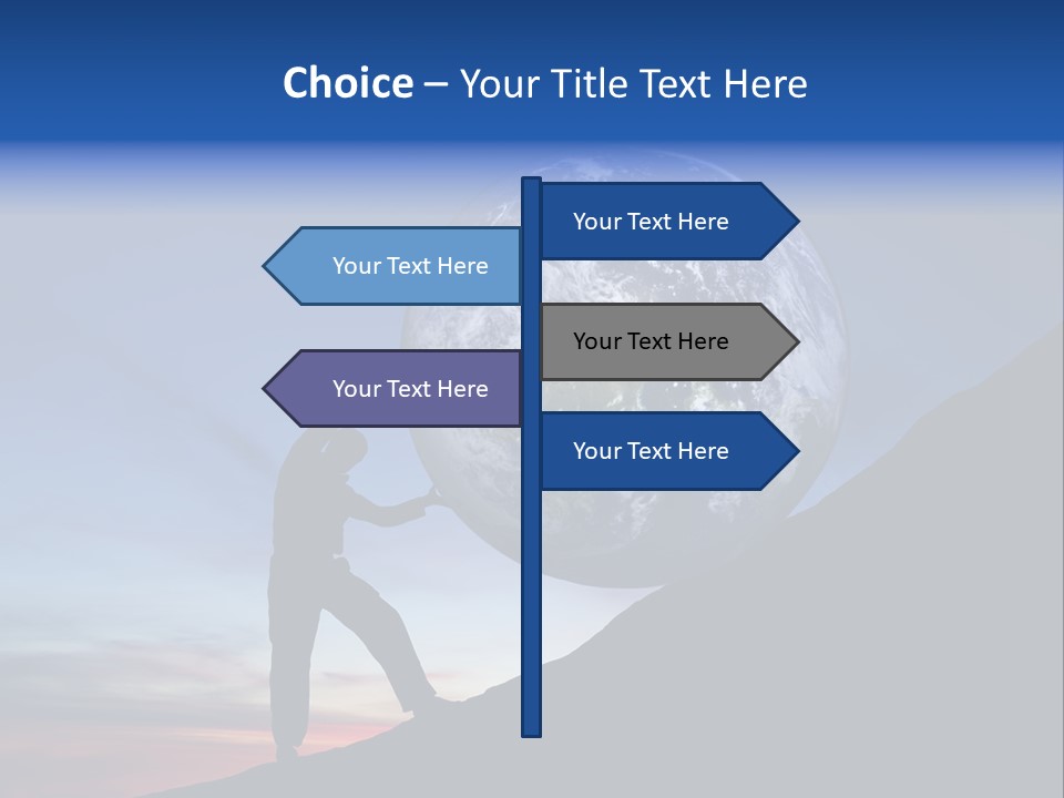 Hardworking Rock Job PowerPoint Template