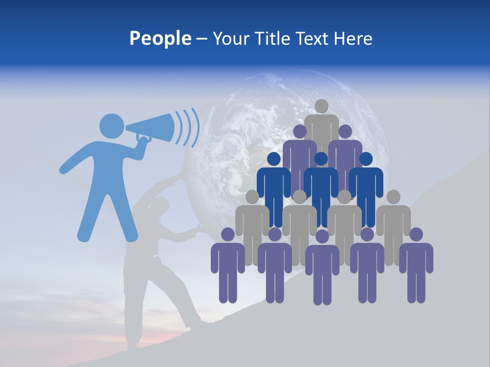 Hardworking Rock Job PowerPoint Template