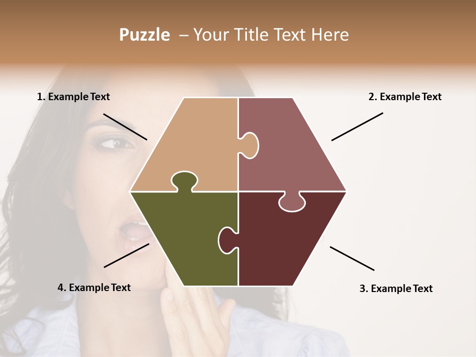 Expressing Unhappy Exhaustion PowerPoint Template