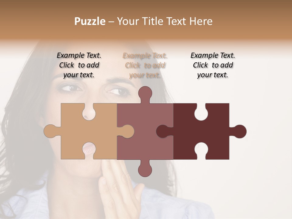 Expressing Unhappy Exhaustion PowerPoint Template