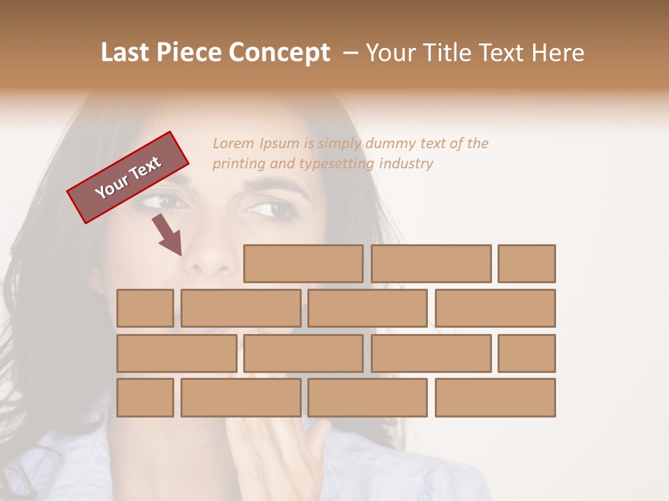 Expressing Unhappy Exhaustion PowerPoint Template