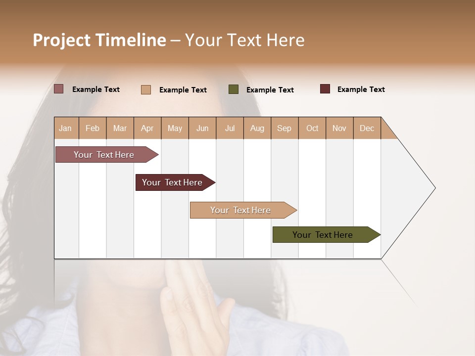 Expressing Unhappy Exhaustion PowerPoint Template