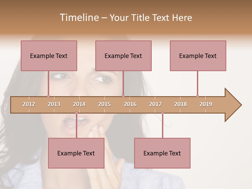 Expressing Unhappy Exhaustion PowerPoint Template