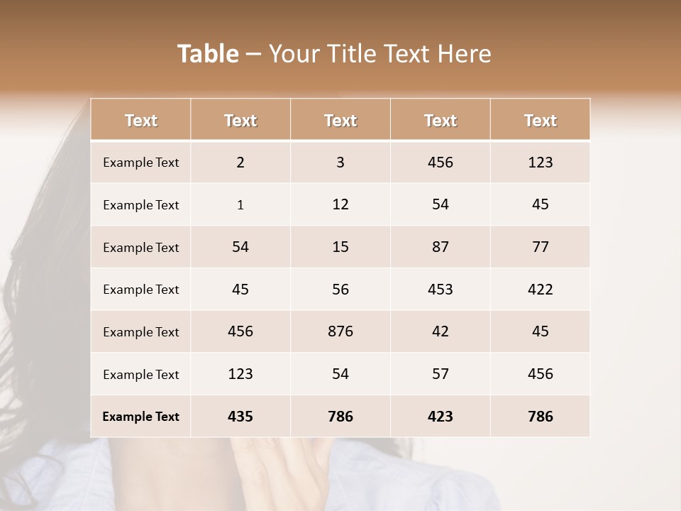 Expressing Unhappy Exhaustion PowerPoint Template