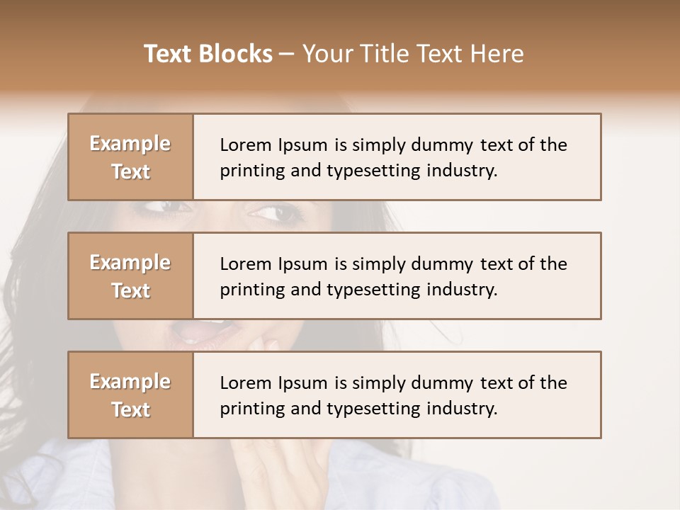 Expressing Unhappy Exhaustion PowerPoint Template