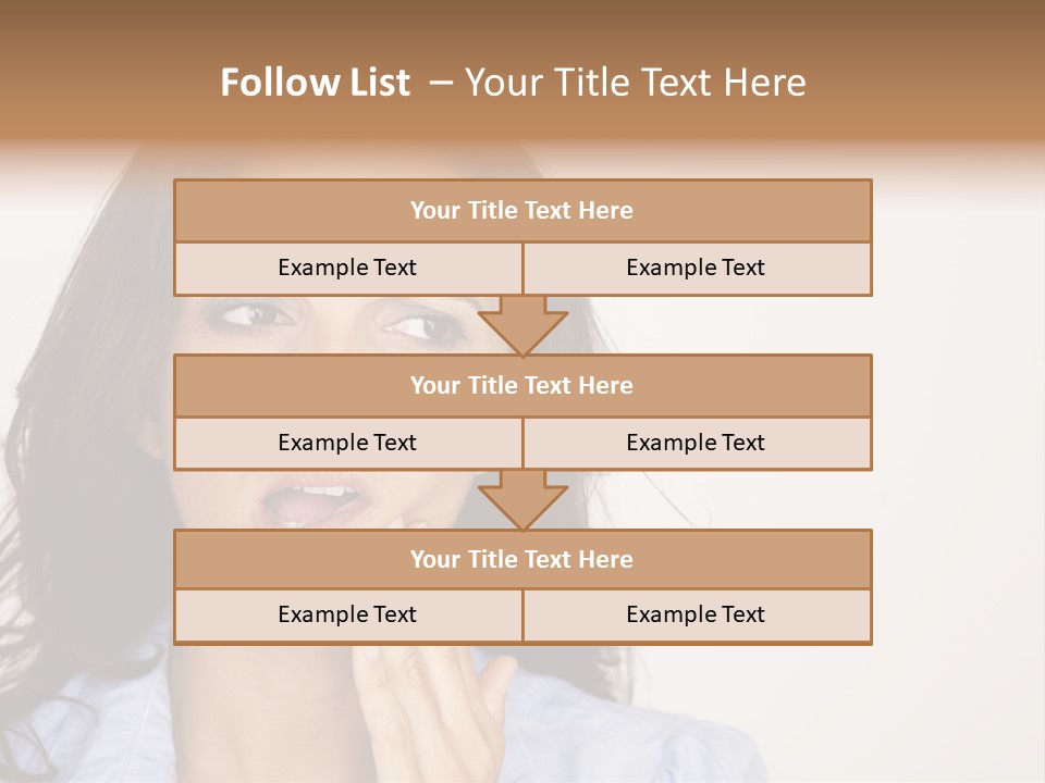 Expressing Unhappy Exhaustion PowerPoint Template
