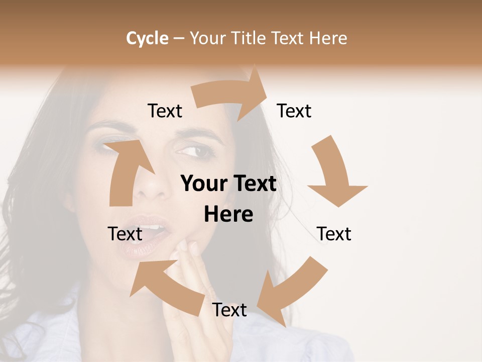 Expressing Unhappy Exhaustion PowerPoint Template