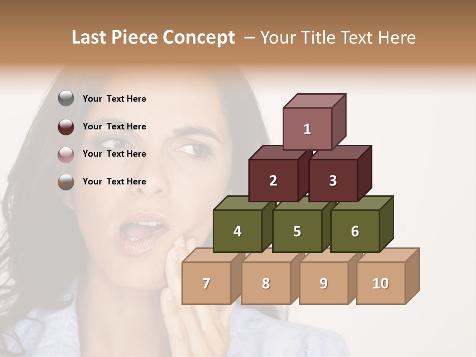 Expressing Unhappy Exhaustion PowerPoint Template