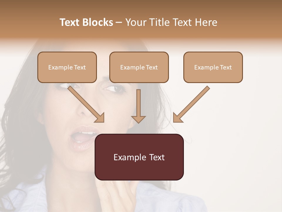 Expressing Unhappy Exhaustion PowerPoint Template