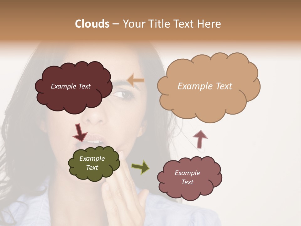 Expressing Unhappy Exhaustion PowerPoint Template