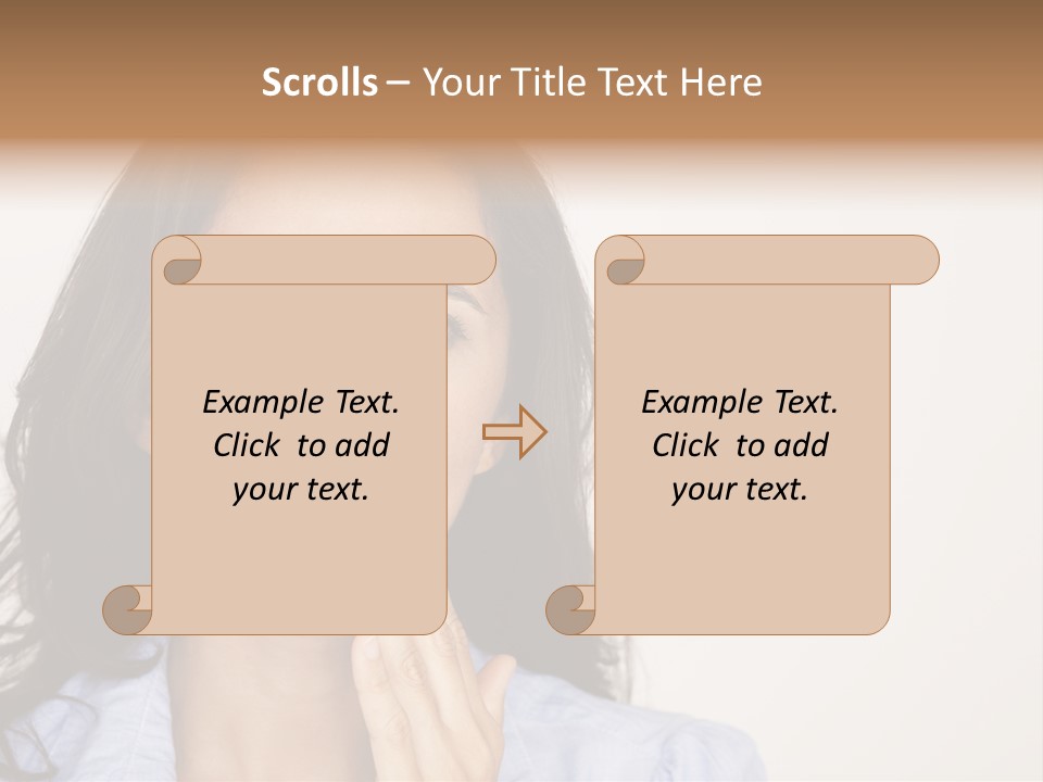 Expressing Unhappy Exhaustion PowerPoint Template