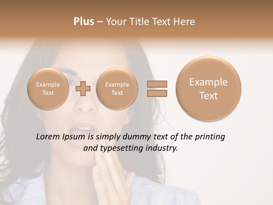Expressing Unhappy Exhaustion PowerPoint Template
