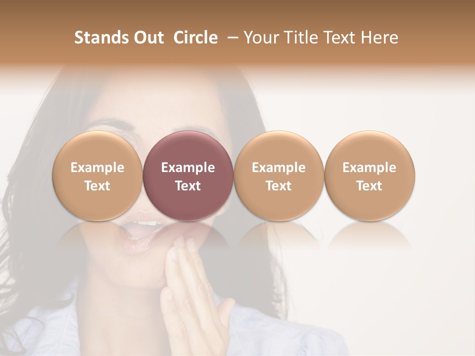 Expressing Unhappy Exhaustion PowerPoint Template