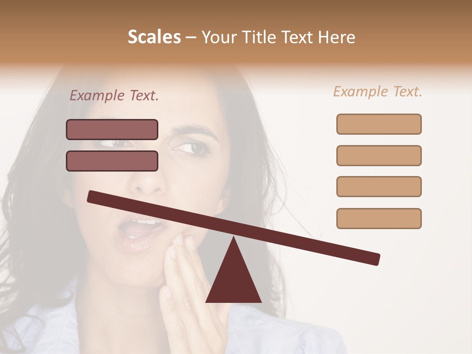 Expressing Unhappy Exhaustion PowerPoint Template