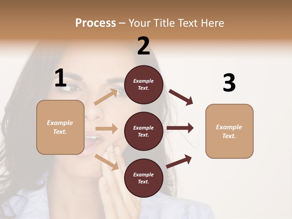 Expressing Unhappy Exhaustion PowerPoint Template